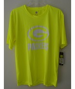 NFL Greenbay Packers Boys Performance Tee - Neon Yellow Sz XL 18 - $20.37 CAD