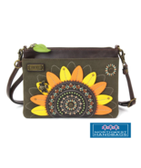 DAZZLED SUNFLOWER MINI CROSSBODY PURSE OLIVE CHALA - $857.40 MXN