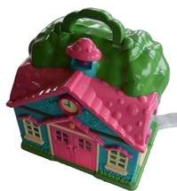 Lil Woodzeez Honeysuckle Hollow School House Tree Dollhouse Playhouse Pink Blue - £13.69 GBP