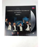 Laserdisc Carreras Domingo Pavarotti In Concert ZUBIN MEHTA Terme di Car... - $12.99