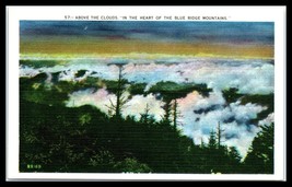 NORTH CAROLINA Postcard - Blue Ridge Mountains Above The Clouds G14 - £2.21 GBP