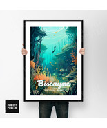 Biscayne National Park Poster | Coral Reef Art | Art Print | Home Office... - £17.23 GBP+