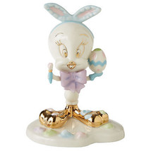 Lenox Tweety Painting Easter Egg Figurine Bird Bunny Ear Artist Looney Tunes NEW - £71.92 GBP