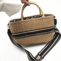 Trend Summer Beach Ladies Weave Straw Bags High Capacity Weekend Travel Tote Han - £148.07 GBP