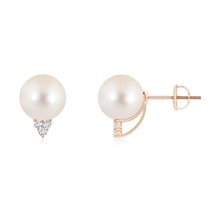 Authenticity Guarantee

ANGARA Freshwater Pearl Earrings with Diamond Trio 14... - $566.10