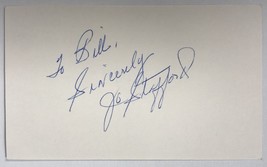 Jo Stafford (d. 2008) Signed Autographed 3x5 Index Card - $14.00