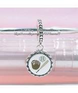 925 Sterling Silver Baseball Homerun Dangle Charm with Mixed Enamel Pend... - $25.79 CAD