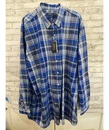 NEW Polo Ralph Lauren Mens 3XLT Stretch Plaid Button Down Classic Fit Sh... - $1,142.37 MXN