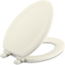 Stonewood Quiet-Close Toilet Seat, Elongated, Biscuit, Kohler 20466-96 - £40.84 GBP