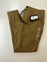 Brooklyn The Jogger Brown Pants Men’s Size Large Stretch Waist  - £18.36 GBP