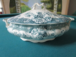 Ceramic ART- Crown Pottery Covered Tureen, &quot;Ruskin&quot; Stoke-on-Trent[*14] - £158.27 GBP
