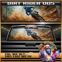 Dirt Rider 005 Truck Back Window Graphics - £43.16 GBP+