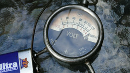 Antique German Radio Voltmeter D.R.P. 6/120 Volt Made In Bavaria About 1930 - $109.13