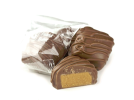 Giannios Individual Wrapped Peanut Butter Filled Milk Chocolate, Bulk 10 lb Box - £99.67 GBP