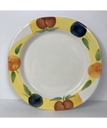 Ceramica San Marciano Italy Handpainted Fruit Yellow 12&quot; Plate Serving P... - £19.46 GBP