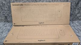 2 x Logitech Signature MK650 Combo Business Wireless Mouse &amp; Keyboard Bl... - $49.99