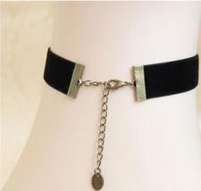E flower punk black lace necklace out big handmade gothic lolita bracelet tassels beads thumb200