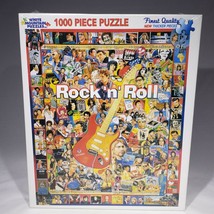 White Mountain Rock n Roll Icons Jigsaw Puzzle 1000 Piece #4095 24x30 USA Sealed - £19.94 GBP