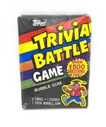 Topps 1984 Trivia Battle Game Trading Cards Pack - $9.45 CAD