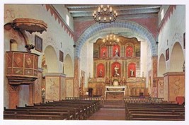 Postcard Church San Juan Bautista California - £3.10 GBP