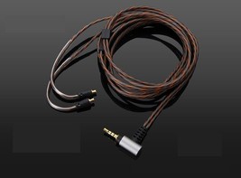 2.5mm Upgrade OCC Balanced Audio Cable MMCX headphones Universal -Brown - £21.08 GBP