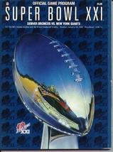 Super Bowl XXI Program - Giants / Broncos 1987 - £19.94 GBP