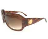 Salvatore Ferragamo Sunglasses 2105 457/13 Brown Horn Wrap Frames Brown ... - $74.58