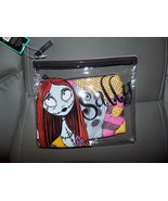 DISNEY THE NIGHTMARE BEFORE SALLY 2 PC POUCH /MAKE UP SET NEW - £18.36 GBP