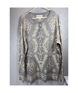 Ralph Lauren Denim &amp; Supply Henley Sweater Knit Aztec Southwestern Mens ... - $1,305.21 MXN