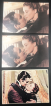 Lot of Three (3) Gone With The Wind Clark Gable &amp; Vivien Leigh Postcards - £6.02 GBP