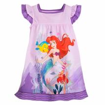 Disney The Little Mermaid Nightshirt for Girls- Size 7/8 Multicolored - £23.52 GBP