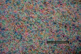10000+ Glass 2X1 Round Luster Finish PASTEL Glass Round Seed Beads GBS060 - £4.66 GBP