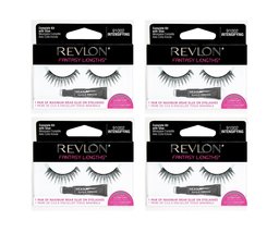 Revlon Fantasy Lengths Maximum Wear Glue On Eyelashes, Intensifying - Pack of 4 - £15.75 GBP