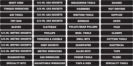 Toolbox Organizational Rounded Sticker Labels Advanced Set (Solid Colors... - $11.99