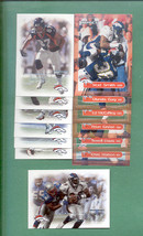 2000 Dominion Denver Broncos Football Team Set  - $3.00