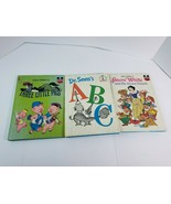 Vintage Dr. Seuss&#39;s ABC &amp; Disney Snow White Hardcover Book with Cassette... - £54.80 GBP