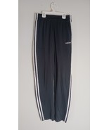 Adidas Black Joggers Sweatpants Track Pants Sz L Youth Boys 14-16 3 Stripe - $157.52 MXN