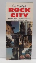 Vintage Roca Ciudad Lookout Mountain Chattanooga Tennesssee Viaje Follet... - $28.35