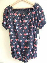 NWT Marc by Marc Jacobs Airy Cotton Cover Up Black Swim Blouse Beach Top S $190 - £60.49 GBP