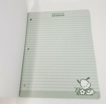 Vintage 1997 Sanrio Pochacco Street Playing Dog Notebook W/ Blank Paper Sheets - £27.49 GBP