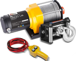 WINCH 3500-Lb. ATV/UTV Electric Winch,With Roller Fairlead, Mount Plate - $185.28