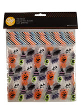 Halloween Icons Resealable Treat Sandwich Bags 20 Ct  Wilton Skull, Bat, JOL - £3.33 GBP