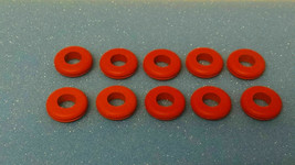 LOT OF 10pcs. = Soft Rubber  Grommets  1&quot;o.d. x 1/2&quot;i.d. WITH 1/16&quot; GROOVE - $9.49