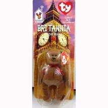 Britannia British Bear McDonalds Ty Teenie Beanie Baby 1999 International NMIP - £12.47 GBP