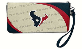 Houston Texans NFL Women&#39;s Curve Zip Organizer Wallet / Purse - £15.11 GBP