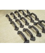 15 Rustic Cabinet Handle Cast Iron Drawer Pull Door Antique Style 5 1/2&quot;... - $50.69 CAD