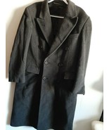 Andrew Milan Collection Dark Gray Double Breasted Long Coat Blazer Size ... - £138.58 GBP