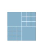 Mexican Mission Cement Tile Solid Handcrafted 10 sqf - Skyblue - 8x8" - $120.00