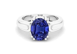 14.25 Ratti Natural Certified Neelam Blue Sapphire Gemstone Adjustable R... - £24.23 GBP