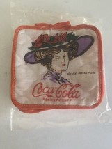 2 Coca Cola Potholder Mitt Quilted Lady with Large Hat  Collectable Vint... - £11.60 GBP